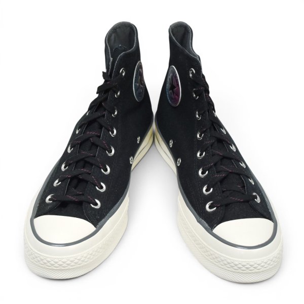 画像6: ほぼ未使用【コンバース】converse【CT70】【chuck 70】【黒】グラデーションパッチ【オールスター】A02758C【ハイカットシューズ】【27.5ｃｍ】 