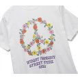 画像3: 【90's】【ビンテージ】【Haight Ashbury Street Faire】ヘイトアシュベリー【Tシャツ】白【花】【ピースマーク】シングルステッチ【Mサイズ程度】 (3)