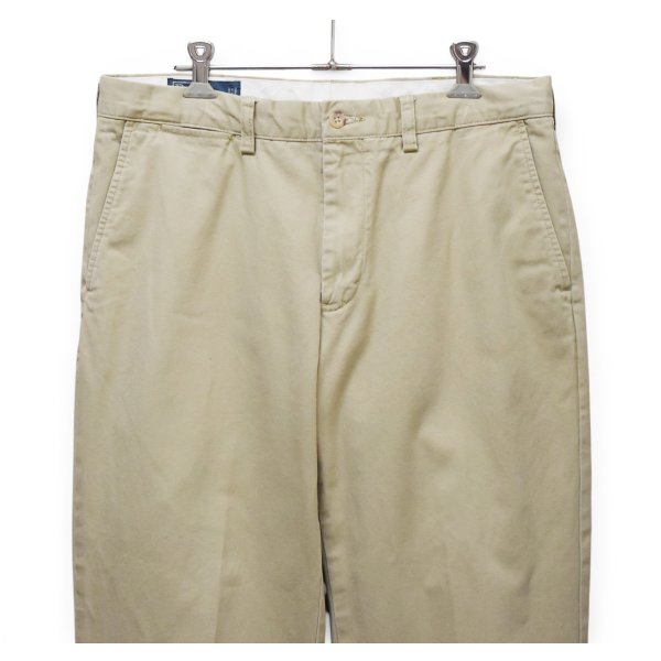 画像3: 90's~【ポロラルフローレン】【Polo by Ralph Lauren】Preston Pant【プレストンパンツ】ノータック【タンカラー】【34×32】