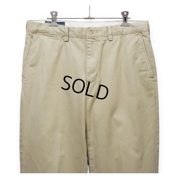 画像3: 90's~【ポロラルフローレン】【Polo by Ralph Lauren】Preston Pant【プレストンパンツ】ノータック【タンカラー】【34×32】