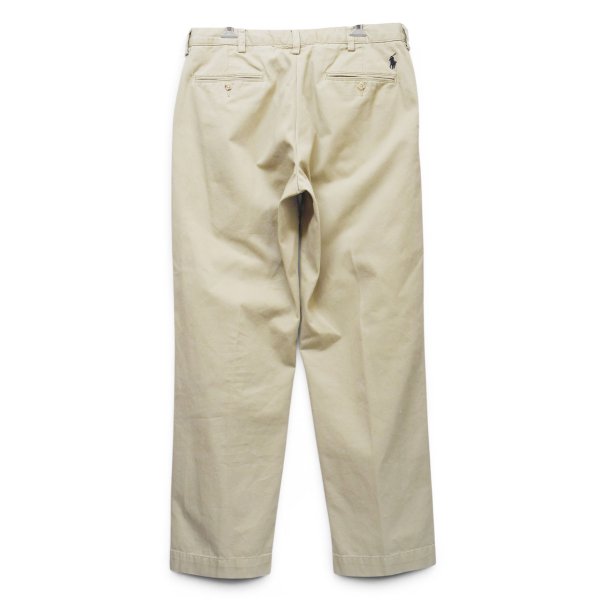 画像4: 90's~【ポロラルフローレン】【Polo by Ralph Lauren】Preston Pant【プレストンパンツ】ノータック【タンカラー】【34×32】