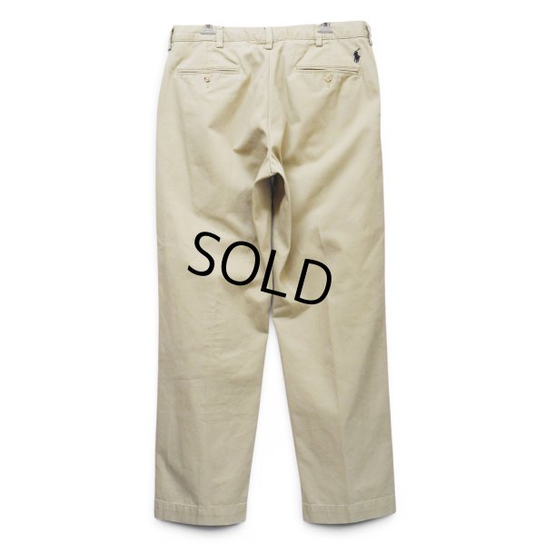 画像4: 90's~【ポロラルフローレン】【Polo by Ralph Lauren】Preston Pant【プレストンパンツ】ノータック【タンカラー】【34×32】