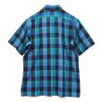 画像3: 【程度良好】ビンテージ【ARROW SPORT】【緑×青×黒チェック】【半袖シャツ】BDシャツ【ボタンダウン】【サイズM】 (3)