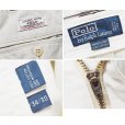 画像2: ビンテージ【Polo Ralph Lauren】【ラルフローレン】hammond pant【生成り】オフホワイト【2タック】【コットンパンツ】【34×30】<br> (2)