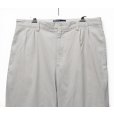 画像3: ビンテージ【Polo Ralph Lauren】【ラルフローレン】hammond pant【生成り】オフホワイト【2タック】【コットンパンツ】【34×30】<br> (3)