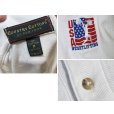 画像3: 【90's】【USA製】ビンテージ【Country Cottons】白ｘ青リブ【USAウェイトリフティング】【ポロシャツ】【M】<br> (3)