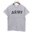 画像1: 【00's】【Champion】【チャンピオン】【ARMY】霜降りグレー【Tシャツ】【M】<br> (1)