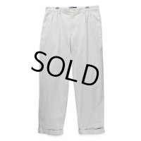 ビンテージ【Polo Ralph Lauren】【ラルフローレン】hammond pant【生成り】オフホワイト【2タック】【コットンパンツ】【34×30】 