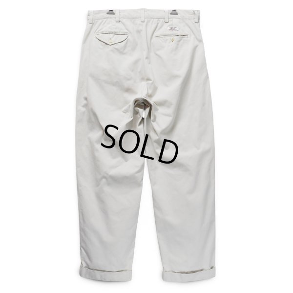 画像4: ビンテージ【Polo Ralph Lauren】【ラルフローレン】hammond pant【生成り】オフホワイト【2タック】【コットンパンツ】【34×30】 