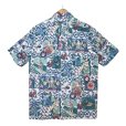 画像3: 程度良好!! ビンテージ【Reyn Spooner】【レインスプーナー】【MELE KALIKIMAKA】メレ カリキマカ【メリークリスマス】【サンタ柄】プルオーバー【ボタンダウン】総柄【アロハシャツ】【サイズM】 (3)