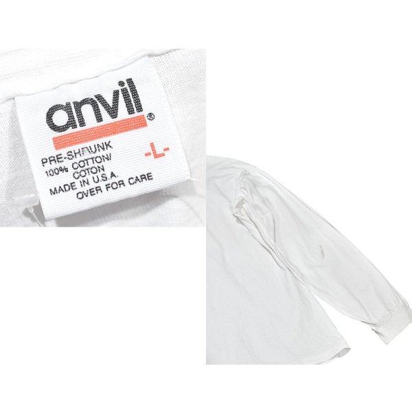 画像2: 【90's】【ビンテージ】【USA製】アンビル【anvil】【MARATHON】【ロングスリーブTシャツ】ロンT【ヨット】【航海旗】【サイズL】
