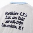 画像4: 【80's】USA製【ビンテージ】【R-M PAINTS】【企業Tシャツ】白ｘ水色【リンガーTシャツ】【Lサイズ程度】<br> (4)