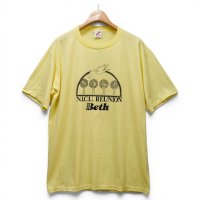 【90's】【ビンテージ】【USA製】【JERZEES】【N.I.C.U.】イエロー【リユニオン】【Tシャツ】【XL】 