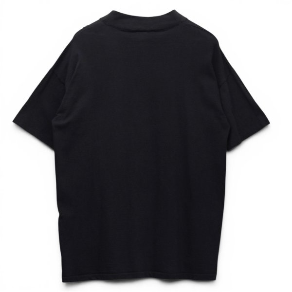 画像4: 90’s~【USA製】ビンテージ【黒】【SUN DAZE】【シングルステッチ】【GOLD花柄】【モックネック】【Tシャツ】【ワンサイズ】 