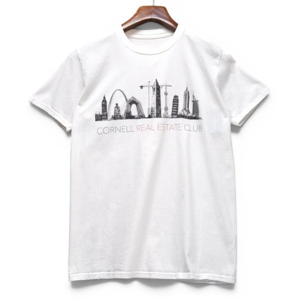 画像1: 【00's~】【CORNELL REAL ESTATE CLUB】コーネル大学【不動産】【建築物】【Tシャツ】 