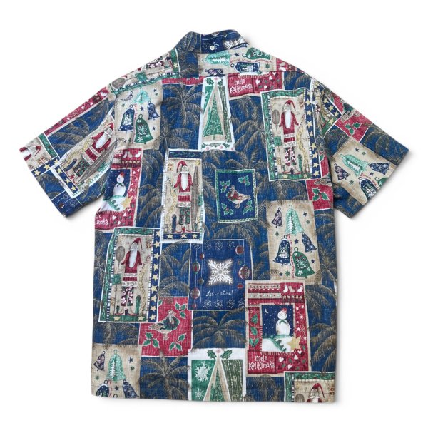 画像4: 【Reyn Spooner】【レインスプーナー】【MELE KALIKIMAKA】メレ カリキマカ【メリークリスマス】【クリスマス柄】プルオーバー【ボタンダウン】総柄【アロハシャツ】【サイズM】
