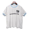 画像1: 【80's】USA製【ビンテージ】【R-M PAINTS】【企業Tシャツ】白ｘ水色【リンガーTシャツ】【Lサイズ程度】<br> (1)