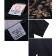 画像3: 90’s~【USA製】ビンテージ【黒】【SUN DAZE】【シングルステッチ】【GOLD花柄】【モックネック】【Tシャツ】【ワンサイズ】<br> (3)