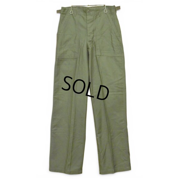 画像1: 【ほぼ未使用】【60's】【ビンテージ】【U.S.ARMY】【OG107】【ベイカーパンツ】【SMALL】