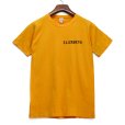 画像2: 【80's】【ビンテージ】【USA製】フロッキープリント【Free Throw Champ】【ELIZABETH】【カラシ色】マスタード【両面プリント】【Tシャツ】【S】<br> (2)