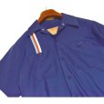 画像3: 【80's】【USA製】ビンテージ【Work Wear Corporation】【紺地×赤白水色ストライプ】【半袖ワークシャツ】【サイズS】 (3)