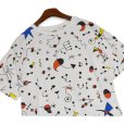 画像3: 【90's】【USA製】ビンテージ【GOUDA】【ジョアン・ミロ】【アートTシャツ】総柄Tシャツ【Lサイズ程度】 (3)
