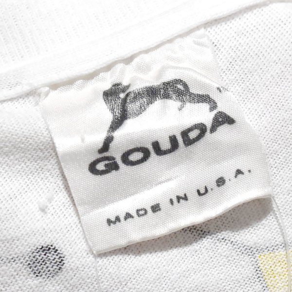 画像2: 【90's】【USA製】ビンテージ【GOUDA】【ジョアン・ミロ】【アートTシャツ】総柄Tシャツ【Lサイズ程度】