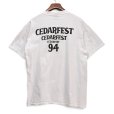 画像4: 【90's】【ビンテージ】【USA製】【ONEITA】オニータ【CEDARFEST'94】白【動物】【両面プリント】【ウイチョールアートTシャツ】【XL】<br> (4)