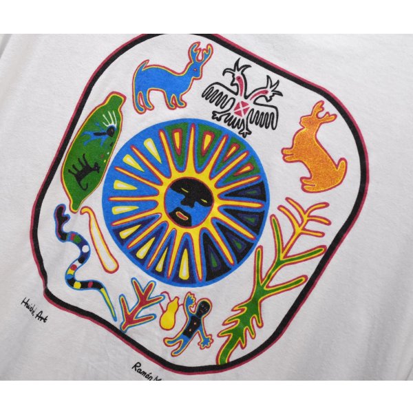 画像3: 【90's】【ビンテージ】【USA製】【ONEITA】オニータ【CEDARFEST'94】白【動物】【両面プリント】【ウイチョールアートTシャツ】【XL】 