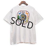 【90's】【ビンテージ】【USA製】【ONEITA】オニータ【CEDARFEST'94】白【動物】【両面プリント】【ウイチョールアートTシャツ】【XL】 