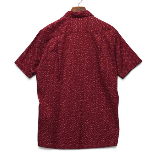 画像3: 【パタゴニア】【Patagonia】【Back Step Shirt】【ヘンプ＆コットン】【赤】【総柄】【半袖シャツ】【M】 