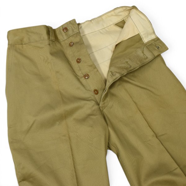 画像1: 【デッドストック】【50's】【ビンテージ】【米軍実物】【U.S. ARMY】【チノパンツ】【31×31】 