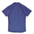 画像4: 【80's】【USA製】ビンテージ【Work Wear Corporation】【紺地×赤白水色ストライプ】【半袖ワークシャツ】【サイズS】 (4)