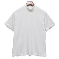 【USA製】ビンテージ【ST. JOHN'S BAY】【セントジョンズベイ】【無地】【モックネック】【Tシャツ】【サイズL】 