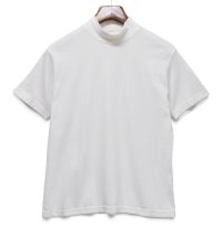 【USA製】ビンテージ【ST. JOHN'S BAY】【セントジョンズベイ】【無地】【モックネック】【Tシャツ】【サイズL】 