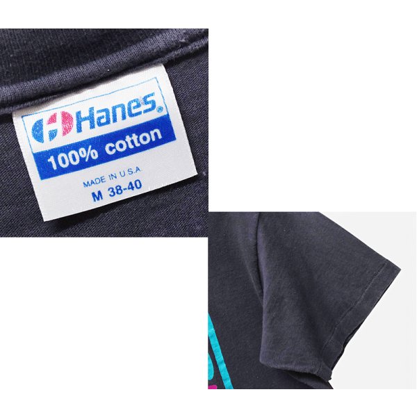 画像2: 【90's】【ビンテージ】【USA製】【ヘインズ】【Hanes】【NEW KIDS ON THE BLOCK】【ニュー・キッズ・オン・ザ・ブロック】【ツアーTシャツ】シングルステッチ【サイズM】