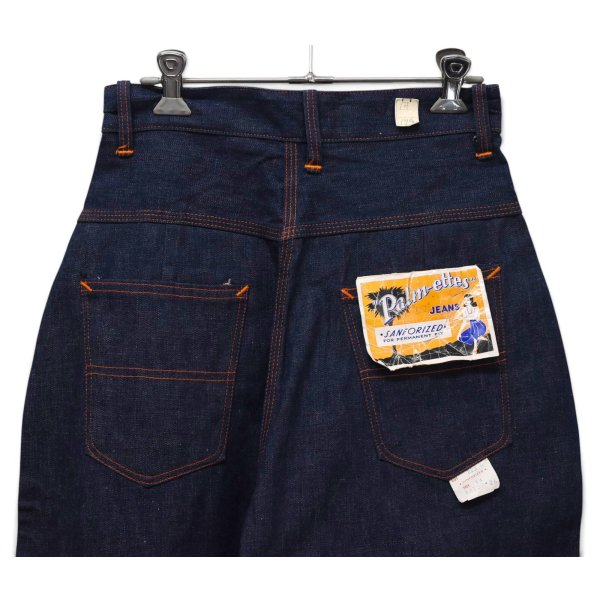 画像6: 【デッドストック】【50's】【Palm-ettes】【デニムランチパンツ】【TALONジッパー】【W26】【ビンテージ】 レディース古着 