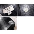 画像2: 【CLUB MONACO】【クラブモナコ】【長袖シャツ】長袖チェックシャツ【黒×白チェック】シャドーチェック ネルシャツ【サイズS】オンブレシャツ <br> (2)