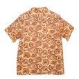 画像3: 【~50’s】【ビンテージ】【フルーツオブザルーム】【FRUIT OF THE LOOM】【Sportswear】【ブラウンペイズリー柄】【半袖シャツ】【M】<br> (3)
