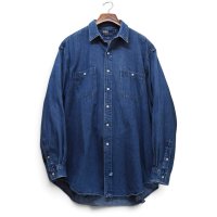 【90's】【ビンテージ】【ラルフローレン】【Ralph Lauren】【Polo by Ralph Lauren】【デニムシャツ】【XL】  