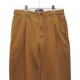 画像1: 【90's】【メキシコ製】【ラルフローレン】【Polo Ralph Lauren】HAMMOND PANT【ハモンドパンツ】【2タック】【チノパンツ】【ブラウン】コットンパンツ【34×34】 (1)
