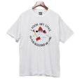 画像1: 【ほぼ未使用】【90's】【USA製】【ビンテージ】【フルーツオブザルーム】【FRUIT OF THE LOOM】【BEST】【I TOOK MY LICKS IN THE BLIZZARD OF 1996】【雪】シングルステッチ【Tシャツ】【サイズXL】 (1)