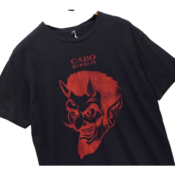 画像1: 【Next Level】ビンテージ【CABO DIABLO】【悪魔】【プリント】【Tシャツ】【サイズL】
