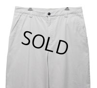 【90's】ビンテージ【エディーバウアー】【Eddie Bauer】【EBTEK】【コットンパンツ】【ベージュ】【34×30】