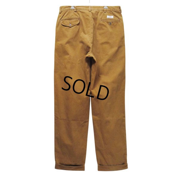 画像4: 【90's】【メキシコ製】【ラルフローレン】【Polo Ralph Lauren】HAMMOND PANT【ハモンドパンツ】【2タック】【チノパンツ】【ブラウン】コットンパンツ【34×34】
