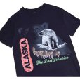 画像1: 【90's】【ビンテージ】【USA製】【ヘインズ】【Hanes】【ALASKA】【The Last Frontier】【犬ぞり】【クマ】プリント【Tシャツ】シングルステッチ【黒】【サイズM】 (1)