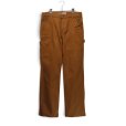 画像1: ビンテージ【カーハート】【Carhartt】【ブラウン】【ダック】ストレッチ【ペインターパンツ】【RUGGED FLEX】【RELAXED FIT】【32×32】<br> (1)