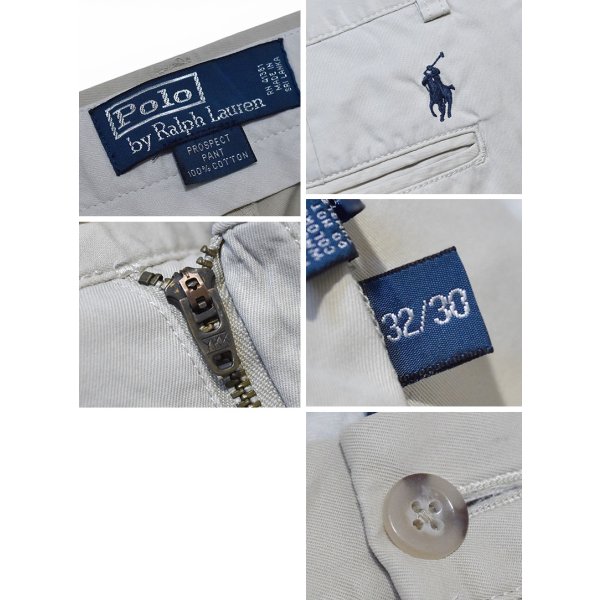 画像2: ビンテージ【ラルフローレン】【Ralph Lauren】【ベージュ】【PROSPECT PANT】プロスペクトパンツ【チノパンツ】コットンパンツ【32×30】