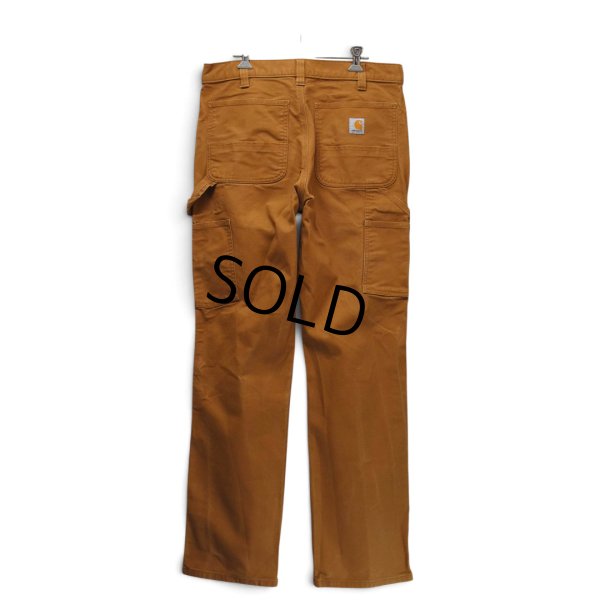 画像3: ビンテージ【カーハート】【Carhartt】【ブラウン】【ダック】ストレッチ【ペインターパンツ】【RUGGED FLEX】【RELAXED FIT】【32×32】 