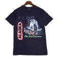 画像2: 【90's】【ビンテージ】【USA製】【ヘインズ】【Hanes】【ALASKA】【The Last Frontier】【犬ぞり】【クマ】プリント【Tシャツ】シングルステッチ【黒】【サイズM】 (2)